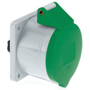 Bals Elektrotech - CEE-Anbausteckdose (IEC 60309) Anbausteckdose gerade 16A 13216 3p >50V 10h IP44