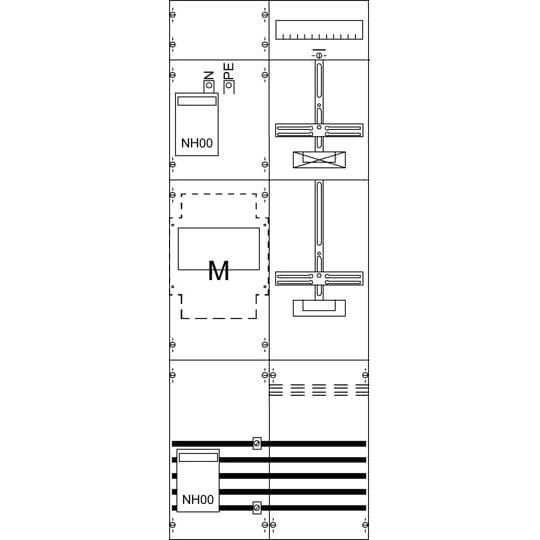 Striebel&John - Zählerfeld Mess-u.Wandlerfeld KA4226 komplett H5/B2