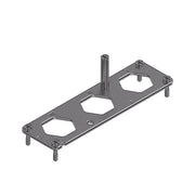 Weidmüller - Zubehör/Ersatzteile für Industriesteckverbinder Montagerahmen Baureihe: HDC 24B H#1079640000 HighPower Baugr. 8  − 1 Stück