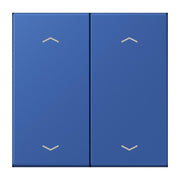 Jung - Abdeckung/Bedienelement für Installationsschalterprogramme Wippe mit Pfeilsymbolen LC 102 P 253 bleu outremer 59