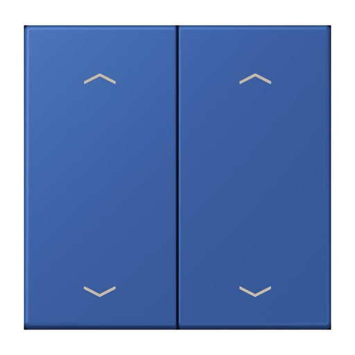Jung - Abdeckung/Bedienelement für Installationsschalterprogramme Wippe mit Pfeilsymbolen LC 102 P 253 bleu outremer 59