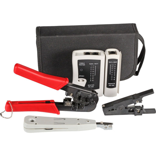 EFB-Elektronik - Spezialwerkzeug für Kommunikationstechnik Werkzeugset Netzwerke 39919.1V2 4-teilig mit Tasche − 1 Stück by E
