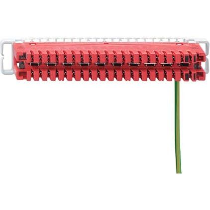 Rutenbeck - Fernmeldeleiste Erddrahtleiste VE 10 LSA E − 8 Stück by Rutenbeck
