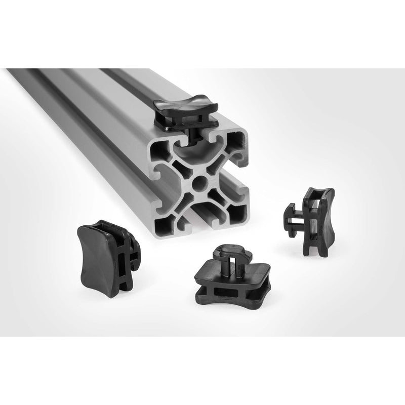 HellermannTyton - Befestigungssockel und -element für Kabelbinder Befestigungselement ACFM5W8P #151-03245 für Alu-Profile − 25 Stück