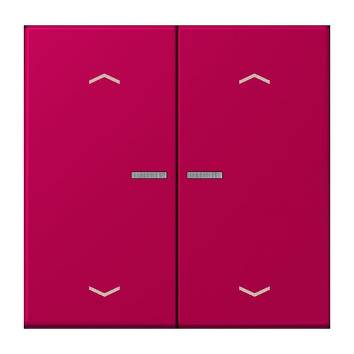 Jung - Bedienelement intelligent Taster mit Pfeilsymbolen BT LC 17102 P 230 rouge rubia