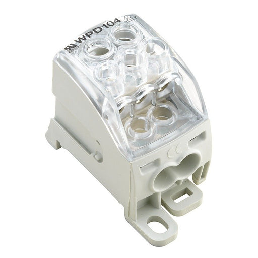 Weidmüller - Durchgangs-Reihenklemme Hauptleitungsabzweigklemme WP104 1x#1562000000 25+1x16/2x16+3x10GY