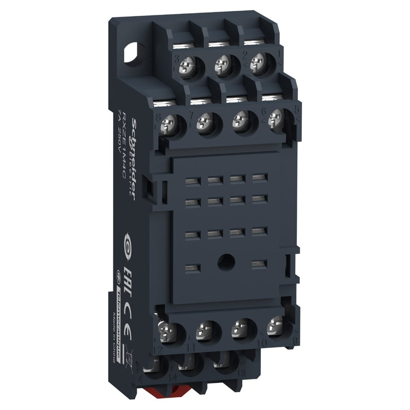 Schneider Electric - Relaissockel Sockel Miniaturrelais 7A RXZE1M4C Easy Harmony RXM4L