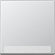 Jung - Abdeckung/Bedienelement für Installationsschalterprogramme Wippe mit Schriftfeld A 590 BF NA AL 1fach, aluminium