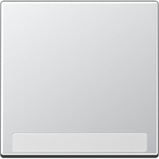 Jung - Abdeckung/Bedienelement für Installationsschalterprogramme Wippe mit Schriftfeld A 590 BF NA AL 1fach, aluminium