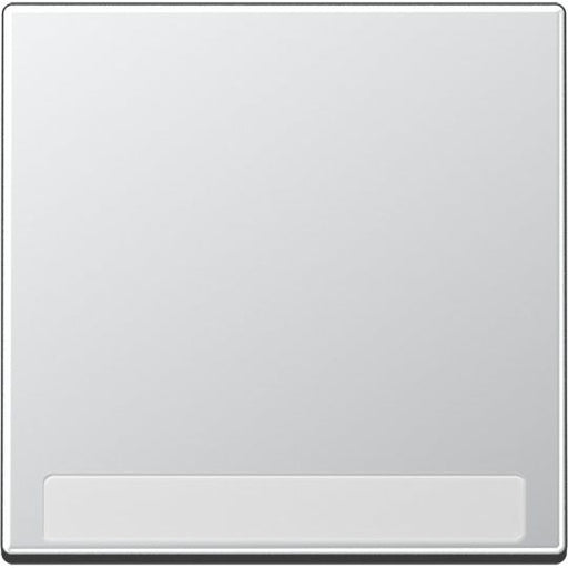 Jung - Abdeckung/Bedienelement für Installationsschalterprogramme Wippe mit Schriftfeld A 590 BF NA AL 1fach, aluminium