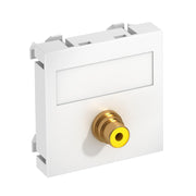 OBO Bettermann - Einsatz/Abdeckung für Kommunikationstechnik Multimediaträger MTG-R F RW1 45x45mm rws