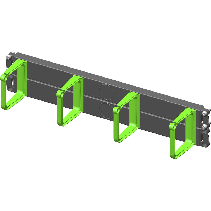 Enoc - Komponente für Verdrahtung, Kabeleinführung und -fixierung (Gehäuse/Schaltschr.) Querrangierpanel KPP 02-G 19 Zoll, 2HE