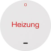 Berker - Abdeckung/Bedienelement für Installationsschalterprogramme Wippe mit Linse 16212059 Heizung pws/glänz
