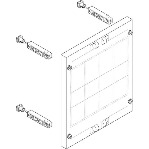 ABN - Verteilerfeld für Installationsverteiler ESPRO-Modul MT12509 tief BxH:250x300mm