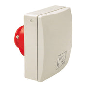Walther Werke - CEE-Anbausteckdose (IEC 60309) MONDO Anbaudose 16A 415409 4P 230V 9h IP44