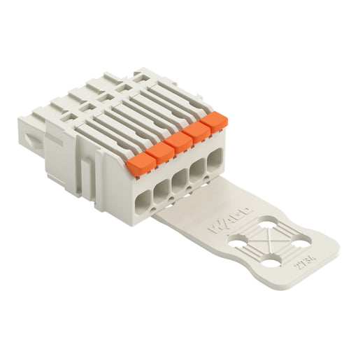 WAGO - Kabelsteckverbinder für Leiterplattensteckverbinder 1-Leiter-Federleiste 27341105327000300000 PushinCAGECLAMP,lgr − 50 Stück