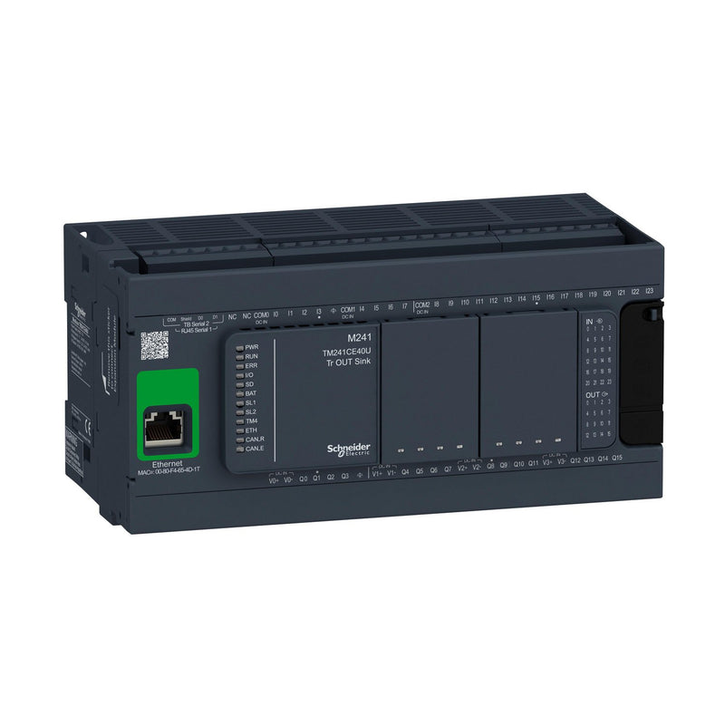 Schneider Electric - SPS-Grundgerät SPS-Steuerung M241 Ethern. TM241CE40U 2x seriell