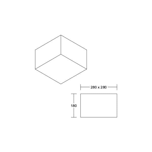 Brumberg Leuchten - Decken-/Wandleuchte Deckenleuchte 58231787