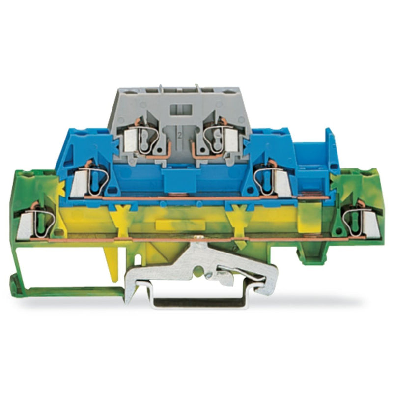 WAGO - Schutzleiter-Reihenklemme Drei-Stock-Klemme 280-510 − 50 Stück