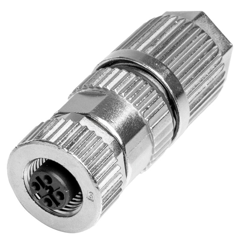 Weidmüller - Rundsteckverbinder, feldkonfektionierbar (Industriesteckverbinder) Steckverbinder SAIB-4-IDC-EMV-M12 Buchse, gerade