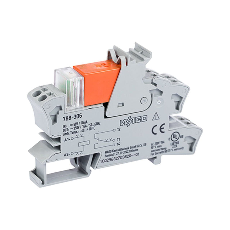 WAGO - Schaltrelais Relaismodul 788-306 DC 60 V,1W,grau