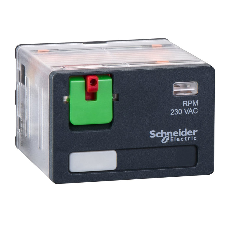 Schneider Electric - Schaltrelais Leistungsrelais RPM41P7 230VAC 15A 4W − 10 Stück