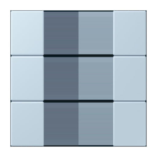 Jung - Abdeckung/Bedienelement für Installationsschalterprogramme Tastensatz 3fach LC 503 TSA 208 outremerclair