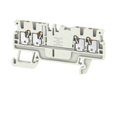 Weidmüller - Durchgangs-Reihenklemme Klemme A4C 1.5 LTGY PUSH IN, 1.5 mm² − 100 Stück