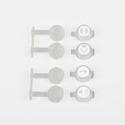 Ritto - Zubehör/Ersatzteile für Türkommunikation Tastenknopfsatz RGE1275201 weiß − 1 Stück