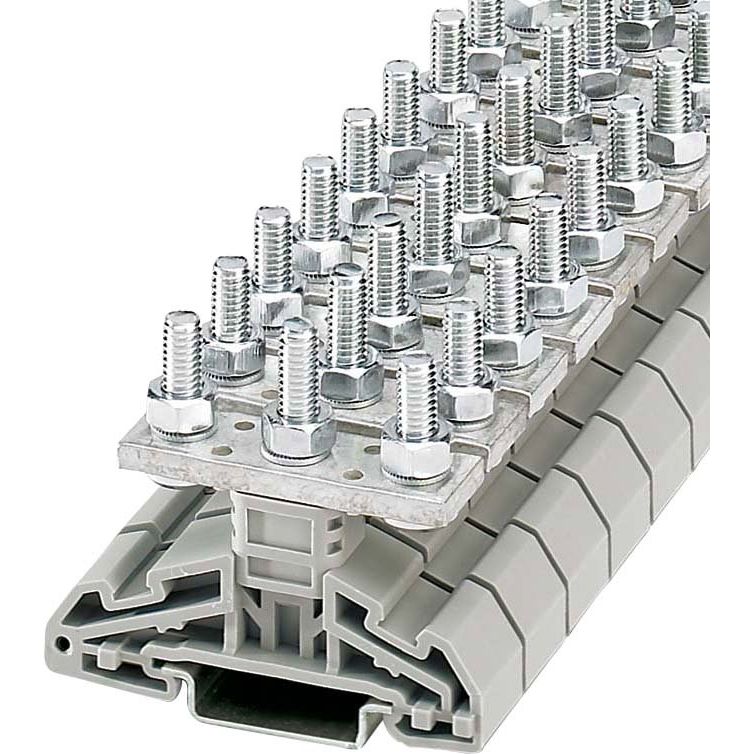 Phoenix Contact - Durchgangs-Reihenklemme Hochstrom-Verbinder HV M6/2 − 25 Stück