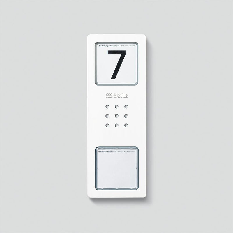 Siedle&Söhne - Zubehör/Ersatzteile für Türkommunikation Gehäuse-Oberteil CA 812-1/CA 850-1 W Signalweiß