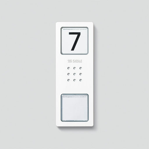 Siedle&Söhne - Zubehör/Ersatzteile für Türkommunikation Gehäuse-Oberteil CA 812-1/CA 850-1 W Signalweiß