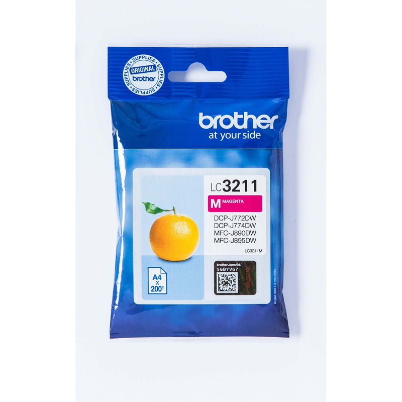 Brother - Verbrauchsmaterial für Telefax/Drucker/MFC Tintenpatrone LC-3211M magenta