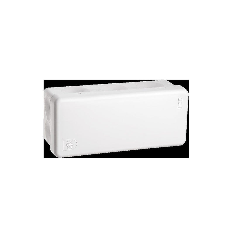 SG Leuchten - Dose, Gehäuse für Montage auf der Wand/Decke IP65 Anschlussbox VE6 78750 weiß
