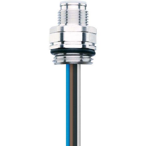 Escha - Rundsteckverbinder, Einbau (ohne Leitung) Flanschstecker EC-FSD5-0,5/16