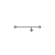 WAGO - Schutzleiter-Reihenklemme Schutzleiterklemme 870-907 0,08-2,5/4mmq gn/ge