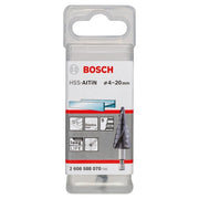 Bosch - Stufenbohrer HSS-AlTiN, 4 2608588070 - 20 mm 4 mm 70,5 mm