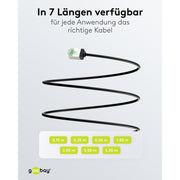 Goobay - Patchkabel Kupfer Patchkabel U/FTP Cat8.1 74351 Ultraflexibel,slim,s