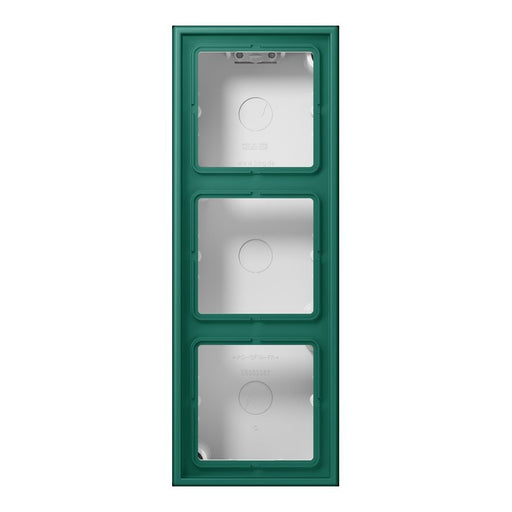 Jung - Aufputzgehäuse für Unterputzgerät Aufputz-Kappe 3fach LC 583 A 216 vert anglais (32040)
