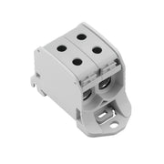 Weidmüller - Durchgangs-Reihenklemme Potentialverteilerklemme WPD 230 2X50/2X50 GY 50, 120A, Pole: 1 − 5 Stück