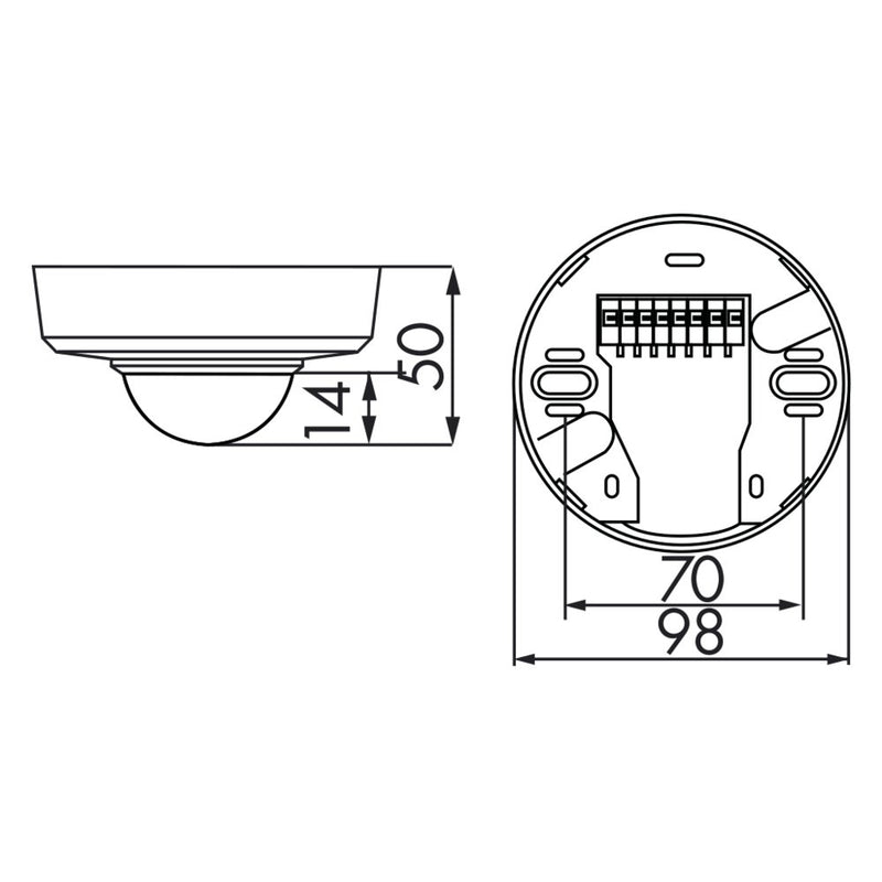 BEG Brück Electronic - Bewegungsmelder/Präsenzmelder komplett Präsenzmelder PD2-M-1C-AP