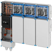Hensel - Verteilerschrank für Energieversorgung Ladeverteiler Mi EV 44kW 9000 b. z. 9 Doppelladepu