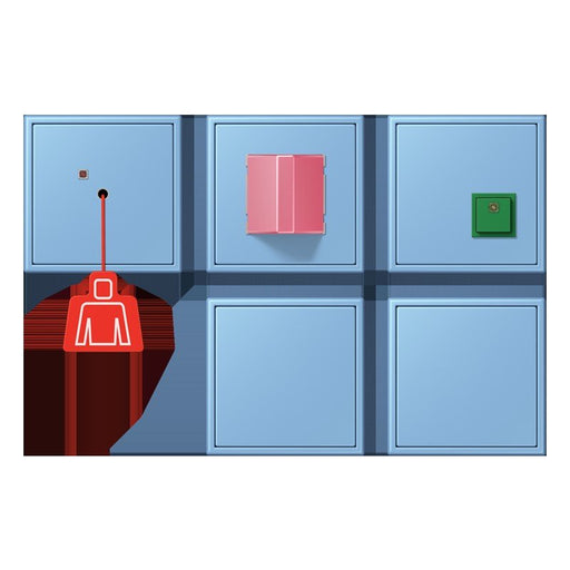 Jung - Behindertenelement für Installationsschalterprogramme Notrufset mit USV NRS LC 0834-2 256