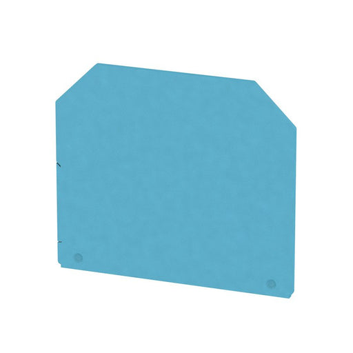 Weidmüller - Abschluss- und Zwischenplatte für Reihenklemme Universalplatte WAP 16+35WTW2.5-10BL 1,5mm blau − 20 Stück