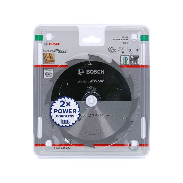 Bosch - Kreissägeblatt PRO Wood cordless 2608837684 Kreissägeblatt 165 x
