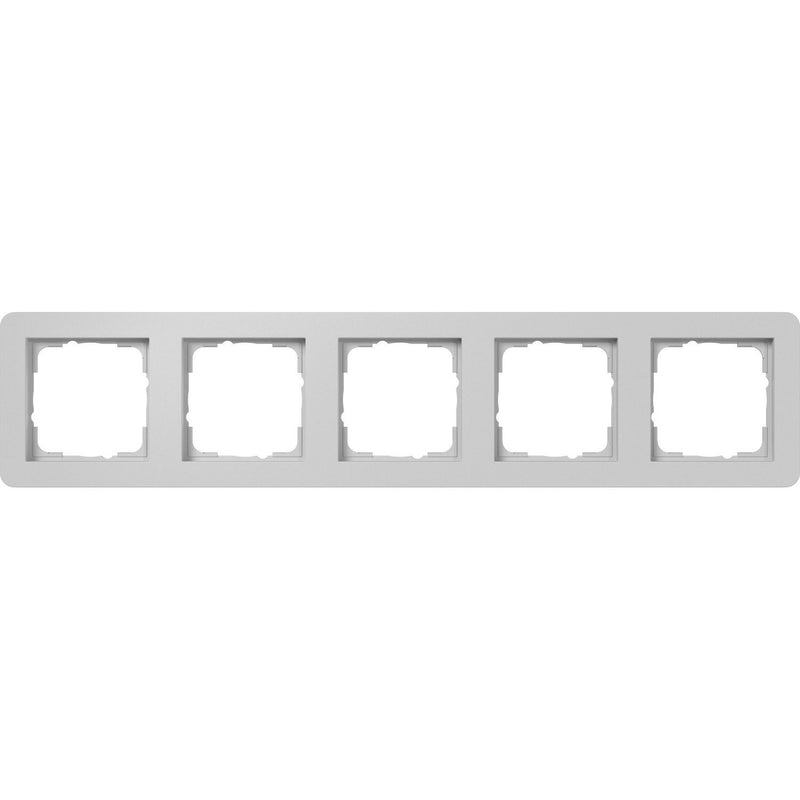 Gira - Abdeckrahmen 5fach 0215154 grau m