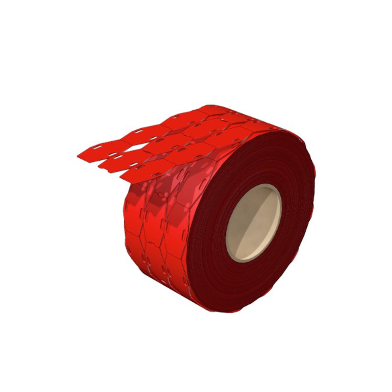 Weidmüller - Kabelmarkierungssystem Leitermarkierer, Etikett SFX 9/24 MM RT 9x24mm rot − 1000 Stück