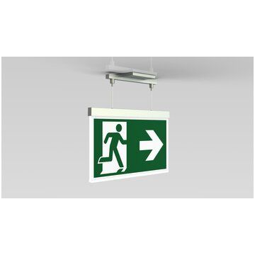RP-Technik - Sicherheitsleuchte Rettungszeichenleuchte AXEC408WL-E 8h Wireless eds-opt