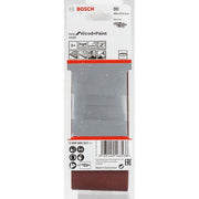 Bosch - Schleifpapier/Schleifvlies PRO X440 Schleifband, 65 x 2608606017 410 mm, G80, 3-tlg