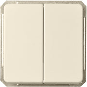 Elso - Installationsschalter Doppelwechselschalter rw 221664 mit Wippe